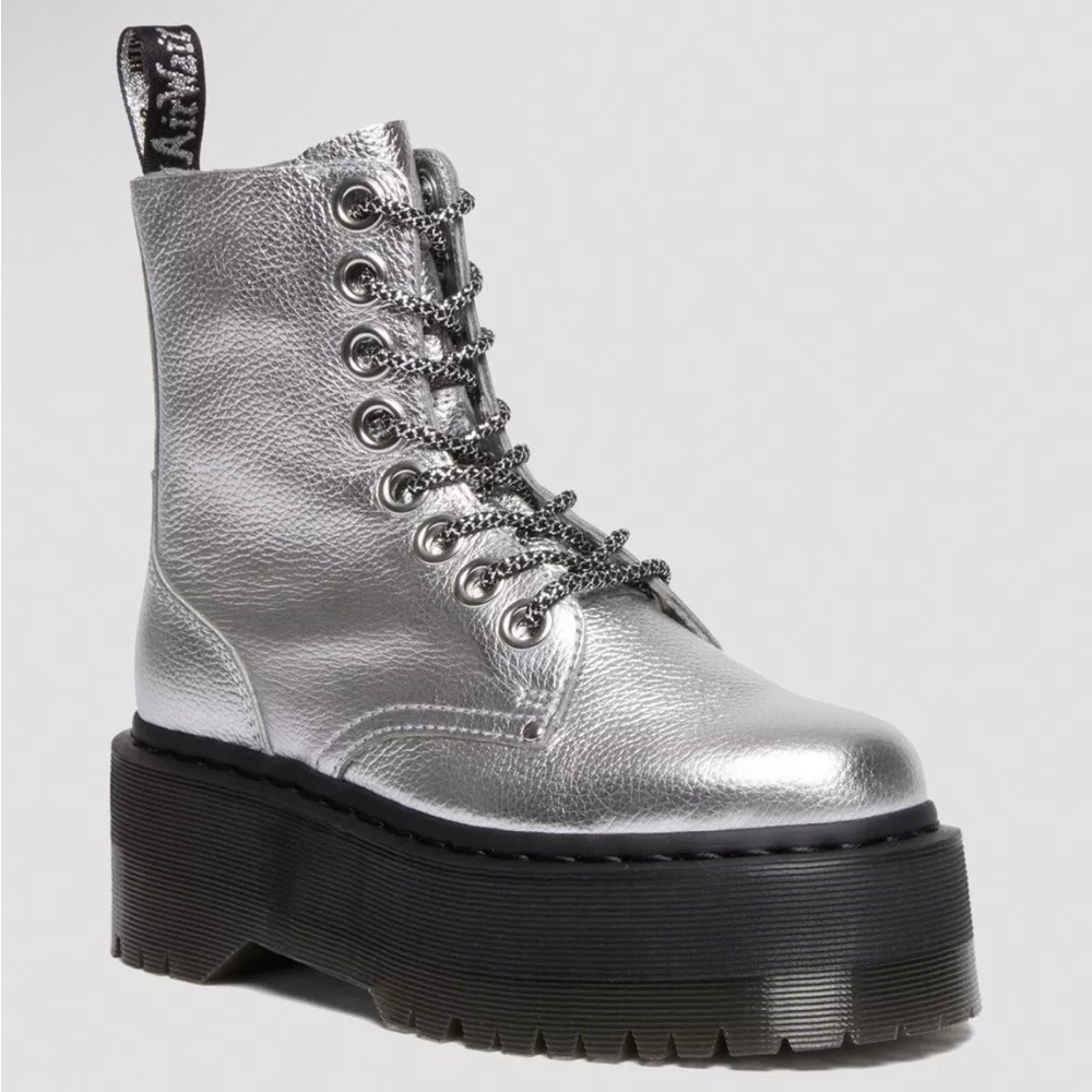 Dr Marten Jadon Platform Metallic NEW